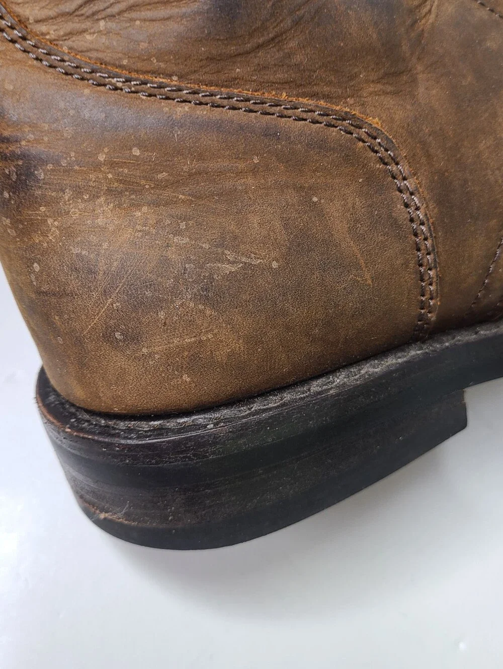 Thursday Boot Co. Captain Lace-Up Burnt Copper Genuine Leather Boots